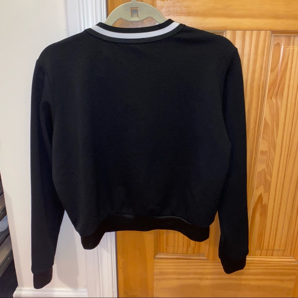 A’Gaci Black Crop Longsleeve